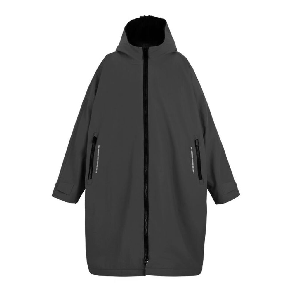 Regatta Professional Childrens/Kids Pro Changing Robe / Slate Grey/Black